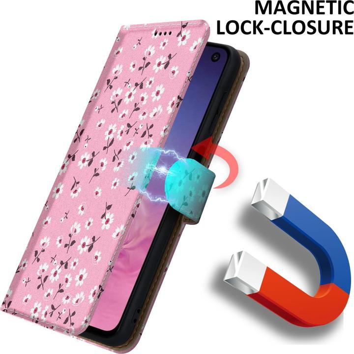 Actual product image Cadorabo Book cover with print (Samsung Galaxy S10e)