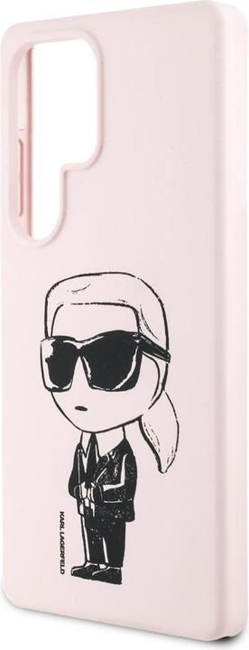 Actual product image Karl Lagerfeld Silicone Graffiti Ikonik Printed Logo MagSafe Case for Samsung Galaxy S25 Ultra - Pin (Samsung Galaxy S25 Ultra)