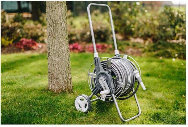 Image du produit Bradas Kit chariot dévidoir WHITE SILVER PLUS, 1/2", 50 m (50 m)