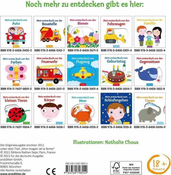 Immagine prodotto Mein erstes Buch vom Bauernhof (Tedesco)