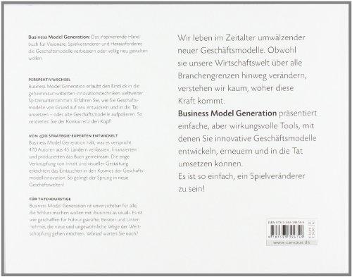 Actual product image Business Model Generation (German, Alexander Osterwalder, Yves Pigneur, 2011)