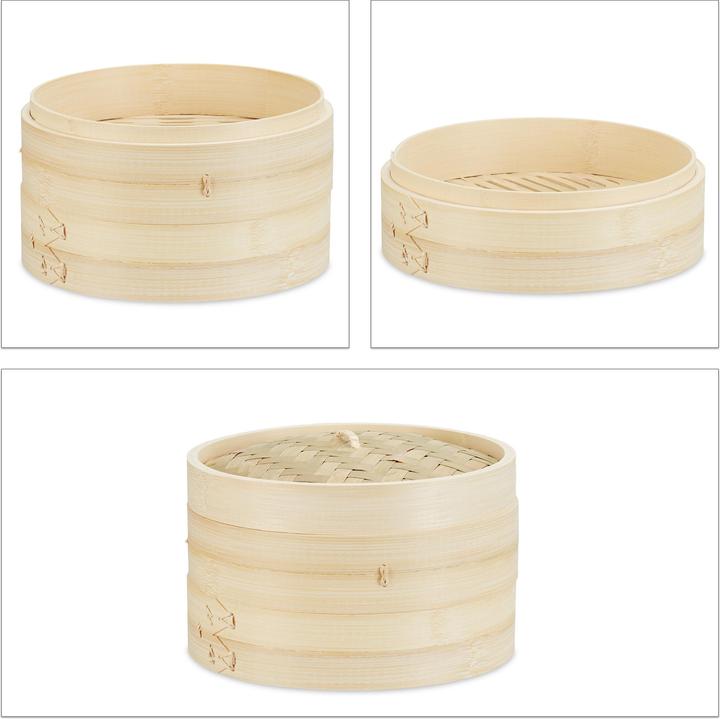 Immagine prodotto Relaxdays Vaporizzatori di bambù (24 cm, Materiale vegetale)