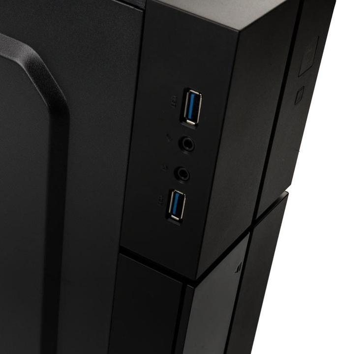 Actual product image AeroCool Go Mini Playa Slim Black MicroATX/MiniITX o.N. - Cases - Micro/Mini/ (mATX, Mini-ITX)