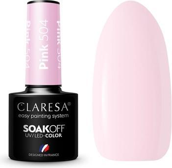 Image du produit Claresa Soak Off UV/LED Pink hybrid polish 504 5g (5 ml)