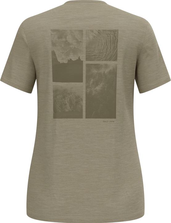 Actual product image Odlo Women's X Pow Merino Tencel T-Shirt Crew Neck S/S (M)