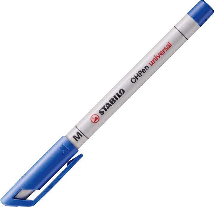 Produktbild STABILO OHPen universal Folienstift wasserlöslich (Blau, 1 mm, 1 x)