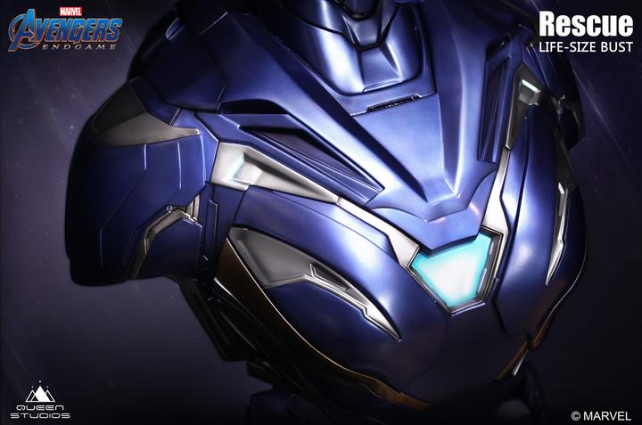 Actual product image Queen Studios Marvel's Avengers "Iron Man MK49/MK85" 1/1 Lifesize Bust Bundle