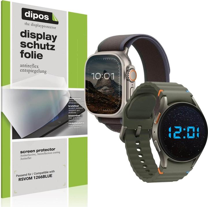 Actual product image Dipos Screen Protector Anti-Glare for RSVOM 1266BLUE