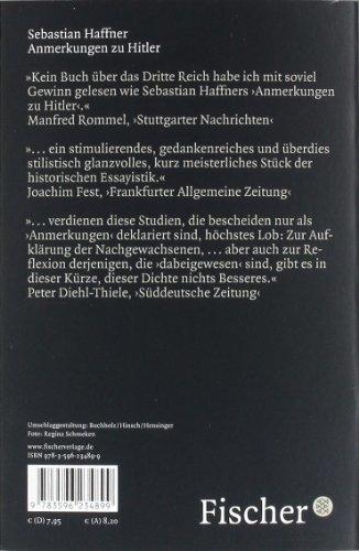 Produktbild Anmerkungen zu Hitler (Deutsch, Sebastian Haffner, 1981)
