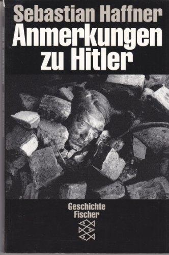 Produktbild Anmerkungen zu Hitler (Deutsch, Sebastian Haffner, 1981)