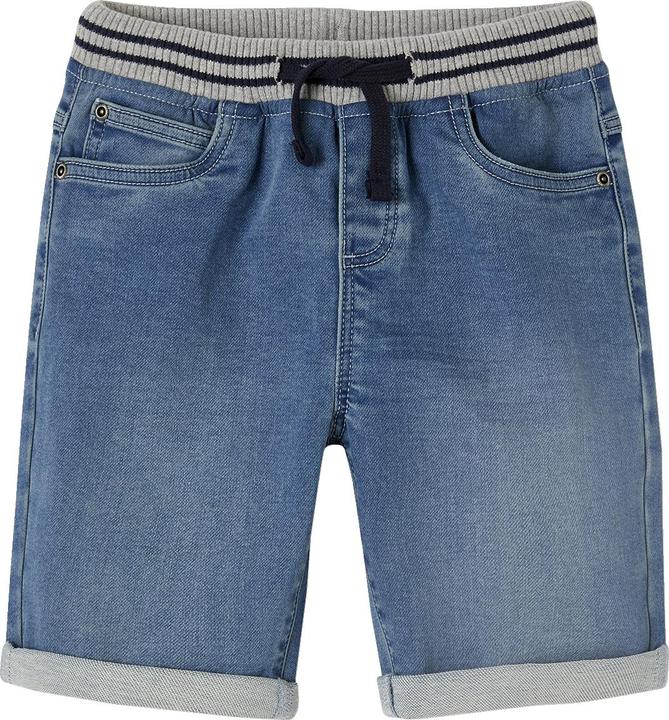 Image du produit Vertbaudet Short garçon à enfiler, look denim (158)