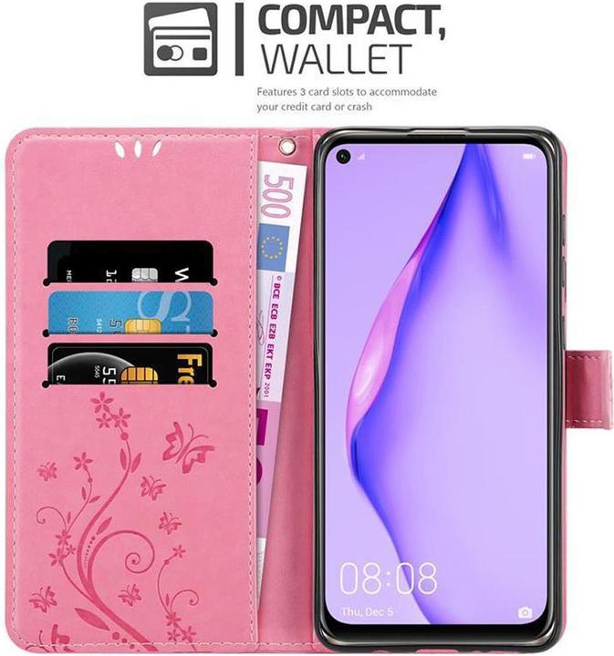 Productafbeelding Cadorabo Bloemen Boekomslag (Huawei P40 Lite)