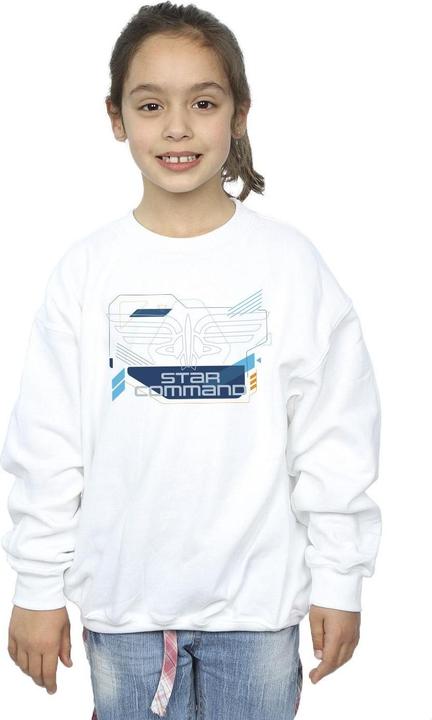 Actual product image Disney Girls Lightyear Star Command Icons Sweatshirt (152, 158)