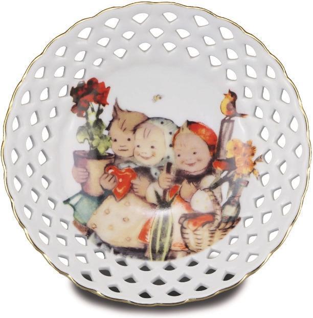 Actual product image Reutter 026.306/0 - Decorative Bowl Hummel "Friends", miniature