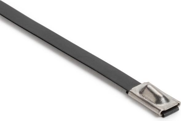 Produktbild HellermannTyton Kabelbinder 316 Edelstahl 201x4,6mm (Metallkabelbinder, 201 mm, 100 Stk.)