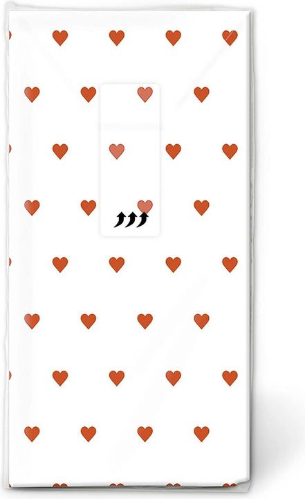 Paper + Design Taschentücher Petits coeurs 4-lagig, 10 Stück