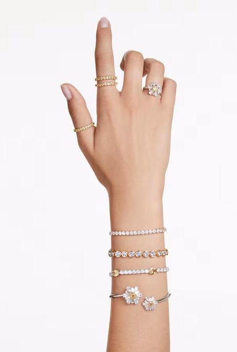 Immagine prodotto Swarovski Idyllia bangle fiore giallo (Metallo Swarovski)