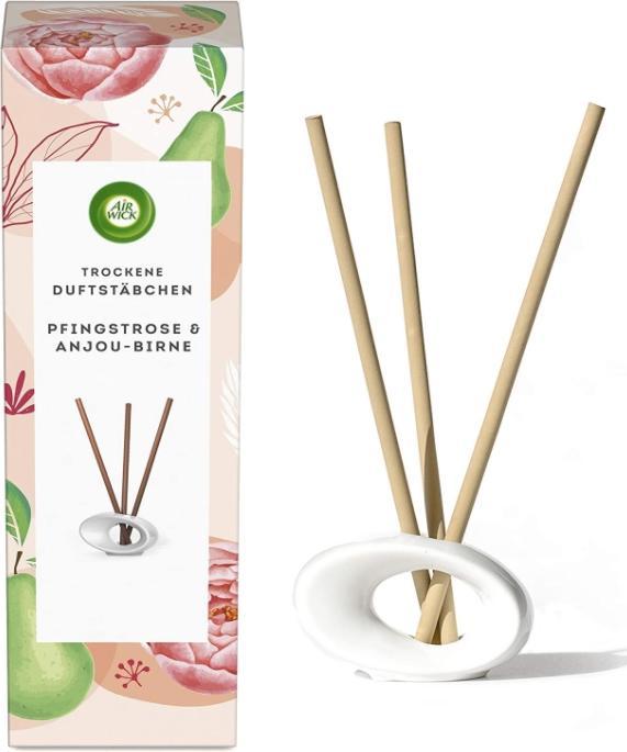 Produktbild Air Wick Duftstäbchen Starter-Set Pfingstrose & Anjou-Birne
