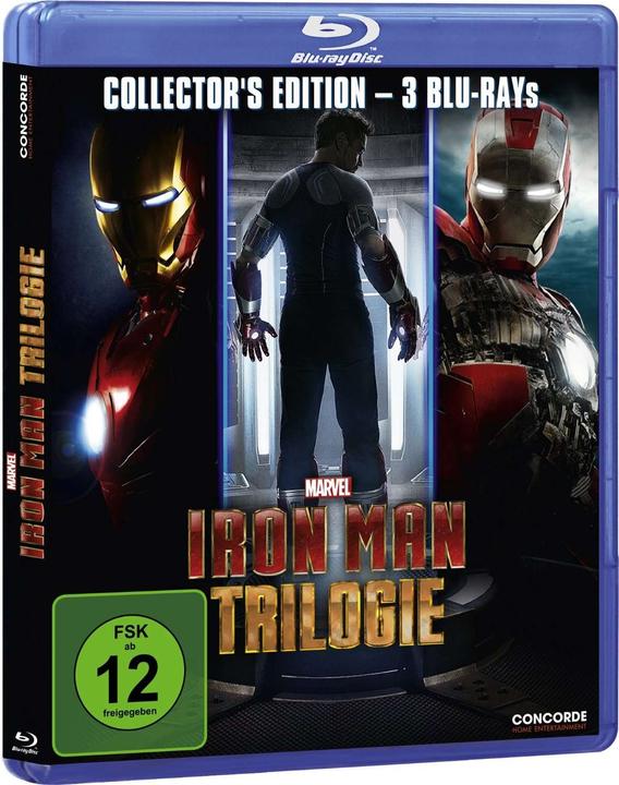 Immagine prodotto Trilogia di Iron Man - Edizione da collezione (Blu-ray, 2014, Tedesco)