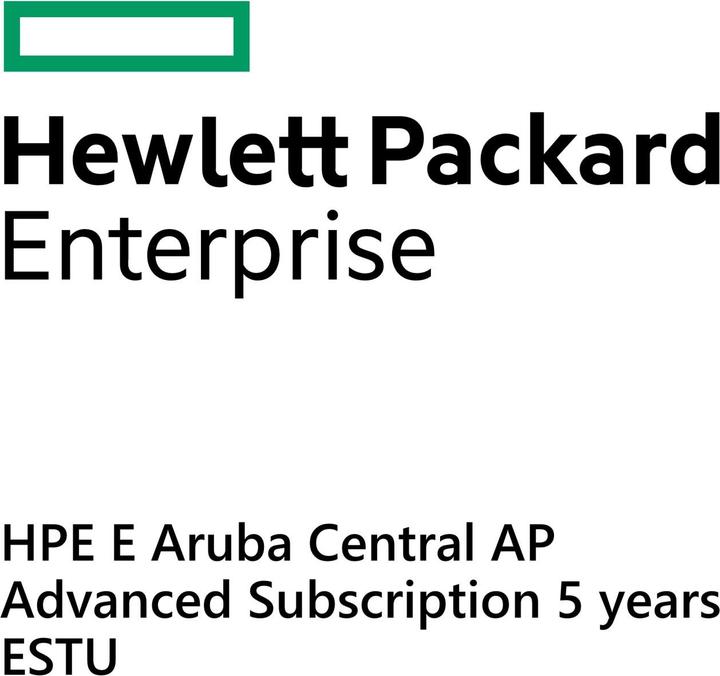 Immagine prodotto HPE E Aruba Central AP, abbonamento avanzato, 5 anni, E-STU (1 Dispositivi)