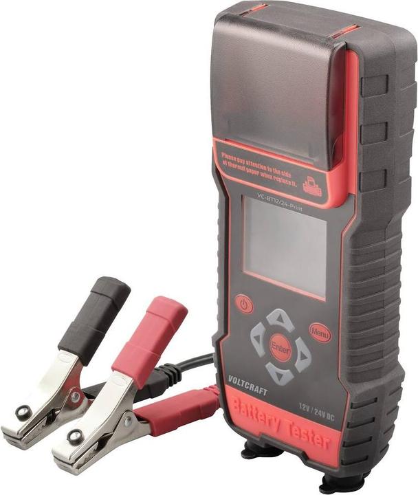 Actual product image Voltcraft VC-BT12/24-Print car battery tester 12 V, 24V battery test 243mm x 110mm x 59mm
