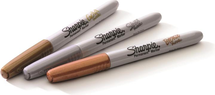 Immagine prodotto Sharpie Feiner Permanentmarker (Argento, 1.40 mm, 3 x)