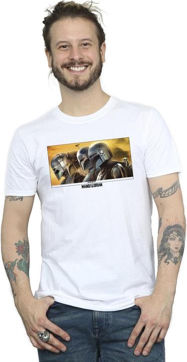 Image du produit Star Wars - T-shirt THE MANDALORIAN PAINTED GROUP - Homme (L)