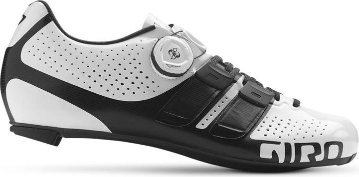 Actual product image Giro Women's Factress Techlace Road Cycling Shoes-Road Bike, Multicoloured (White/Black 000), 37.5 EU (38)