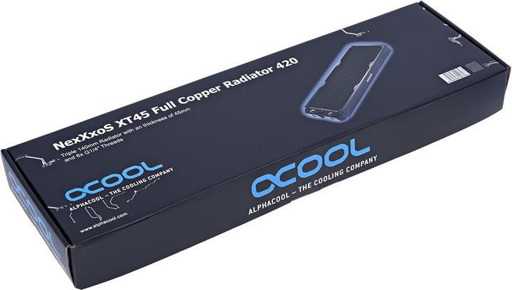Produktbild Alphacool NexXxoS XT45 Full Copper 420mm (140 mm)