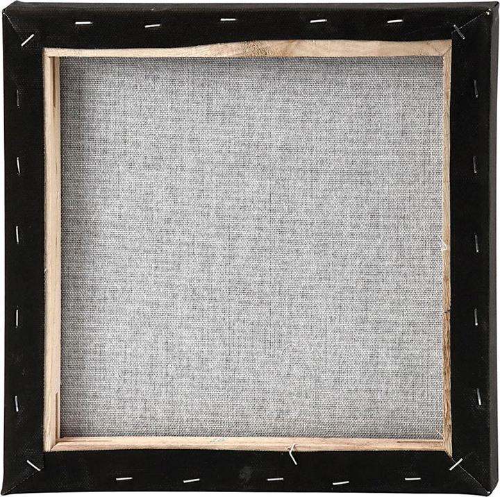 Produktbild Creativ Company Artistline Leinwand Schwarz 30x30cm, 10 Stk. (30 x 30 cm)