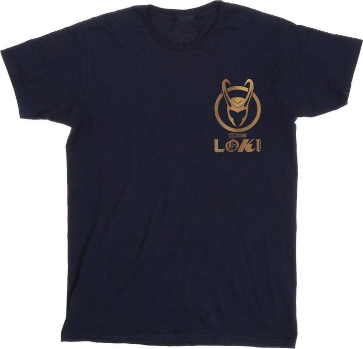 Image du produit - T-shirt LOKI HORN LOGO FAUX POCKET - Homme (5XL)