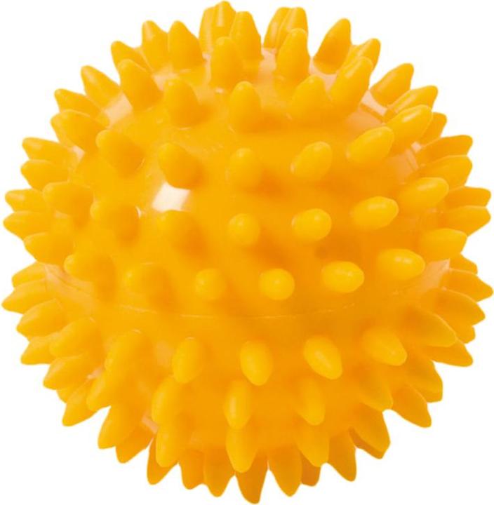 Actual product image Togu Nub ball with needle valve - massage ball hedgehog ball, 8 cm, yellow