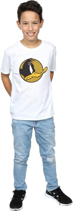 Actual product image Looney Tunes Boys Daffy Duck Dotted Profile T-Shirt (140, 146)