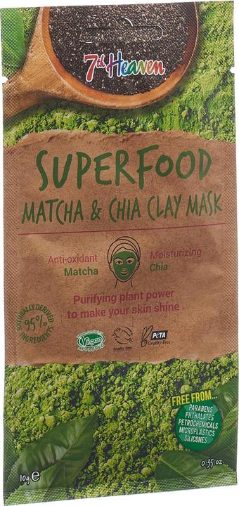 Actual product image 7th Heaven Matcha Chia Clay Mask (10 ml)