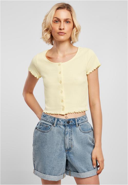 Image du produit Urban Classics Tee-shirt femme croisé à côtes - 12114 (S)