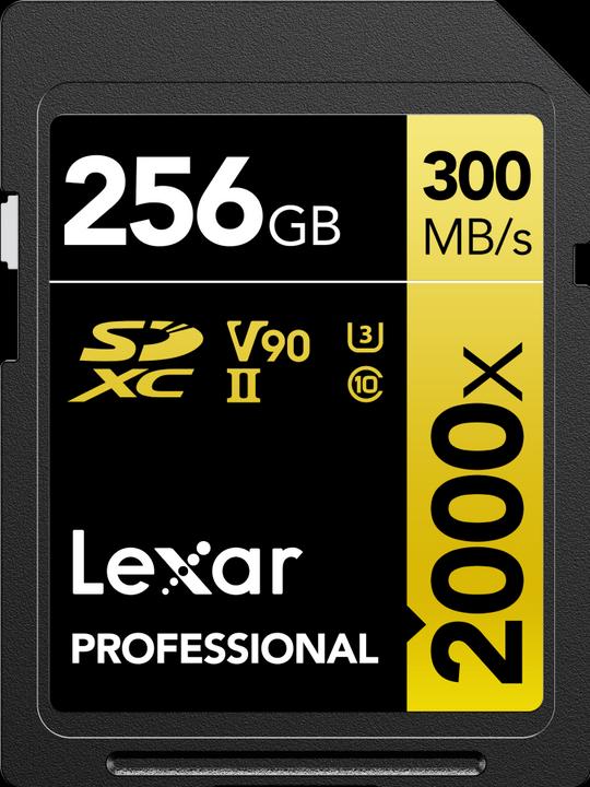Lexar Professional Gold Series (256 GB, SDXC, U3, UHS-II)