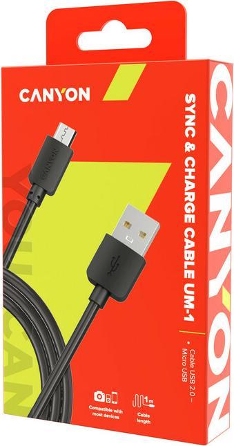 Immagine prodotto Canyon Cavo C-12 da USB-C a USB-C (2 m, USB 2.0)