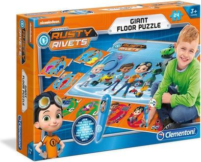 Image du produit Clementoni 61593 Rusty Rivets Giant Floor Puzzle (Puzzle de sol géant) (24 pièces)