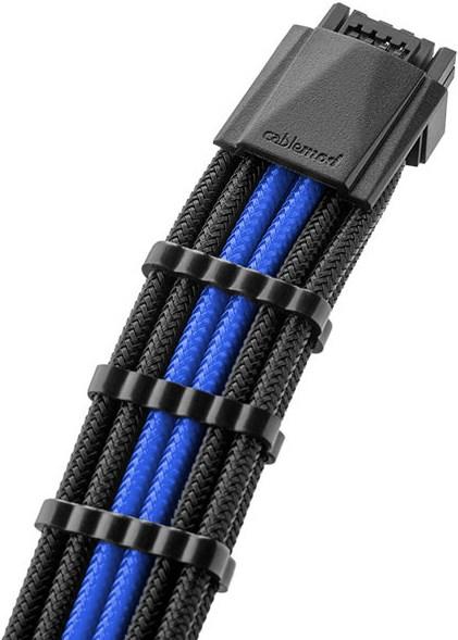 Produktbild CableMod RT-Series Pro ModMesh 12VHPWR auf 3x PCI-e Kabel für ASUS/Seasonic - 60cm, schwarz/blau