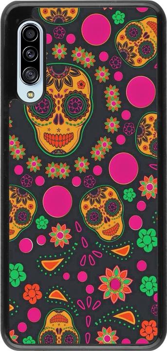Produktbild PhoneLook Hülle Halloween 22 colorful mexican skulls (Samsung Galaxy A90 5G)