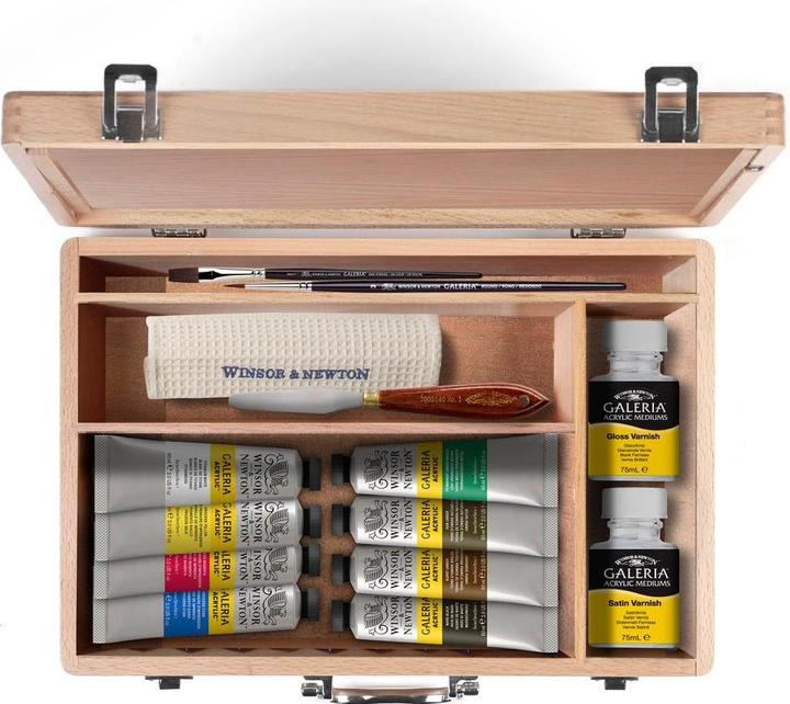 Produktbild Winsor & Newton Acrylfarbe Galeria 8 x 60 ml Tuben (Mehrfarbig)