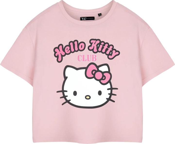 Actual product image Hello Kitty Womens/Ladies Club Short-Sleeved Crop T-Shirt (L)