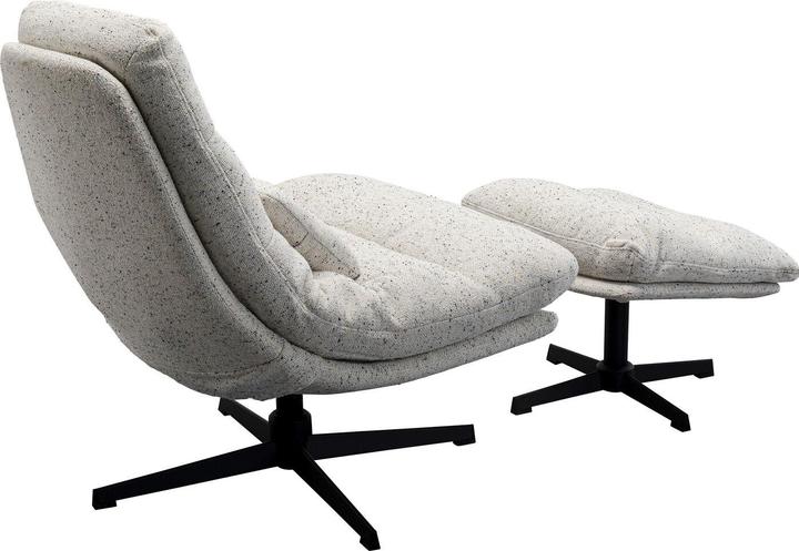 Kare Design Drehsessel + Hocker Columbia