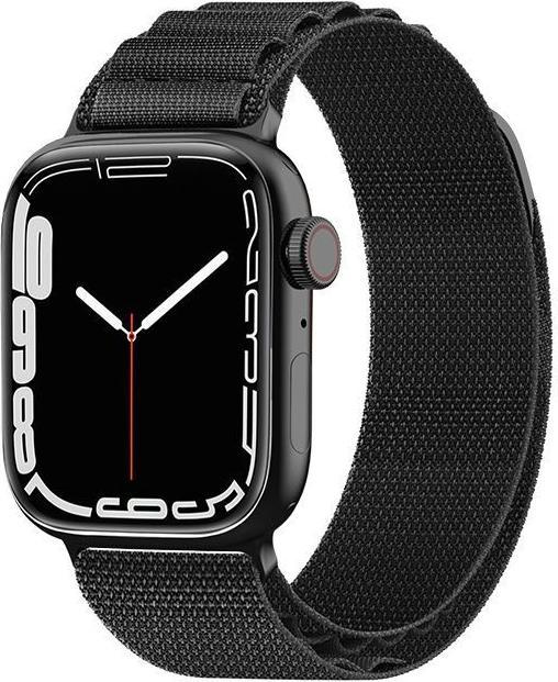 Image du produit Hurtel Strap avec boucle en acier alpin pour Apple Watch 38/40/41 mm - noir (Matières plastiques)
