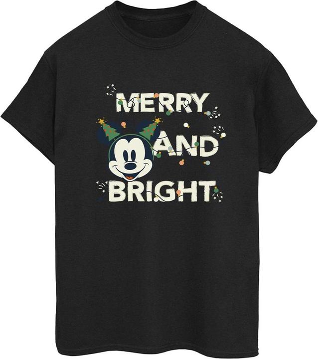 Immagine prodotto Disney Mickey Mouse Merry & Bright Maglietta Ampia Donna (S)