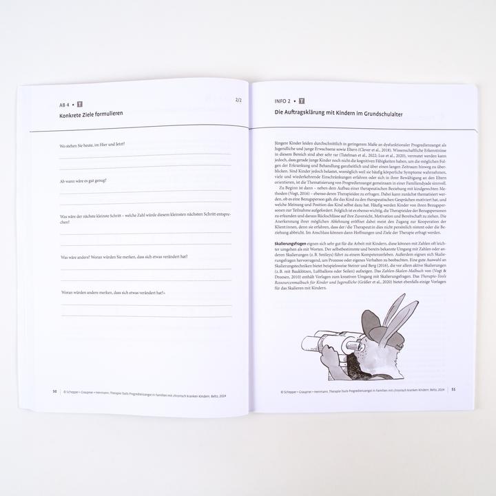 Valeurs nutritives et ingrédients Therapie-Tools Progredienzangst in Familien mit chronisch kranken Kindern (Allemand, Sylvia Graupner, Florian Schepper, Jessy Herrmann, 2024)
