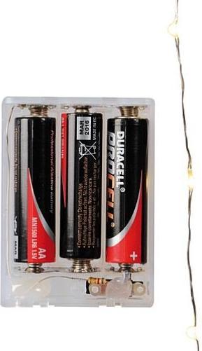 Image du produit EGB Microchaîne lumineuse à LED 20 ww LED 30114 Fonctionnement sur piles 38948 (2.30 m)