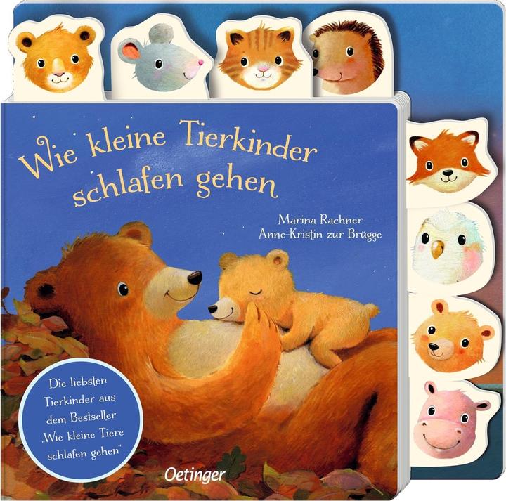 Actual product image Wie kleine Tierkinder schlafen gehen (German)