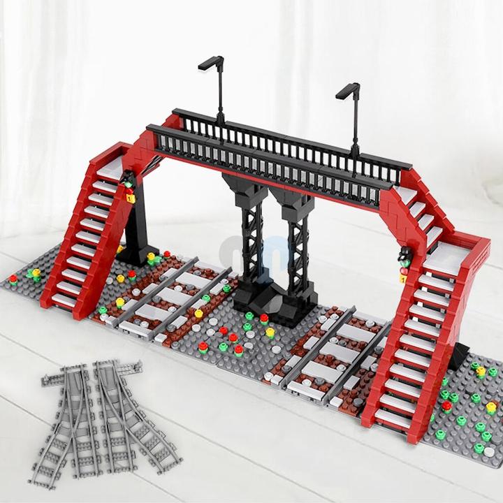 Produktbild Mould King World Railway Railroad Crossing