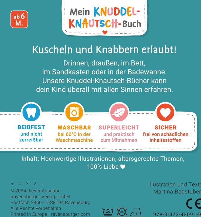 Produktbild Ravensburger Mein Knuddel-Knautsch-Buch: Gute Nacht, alles schläft! (Deutsch)